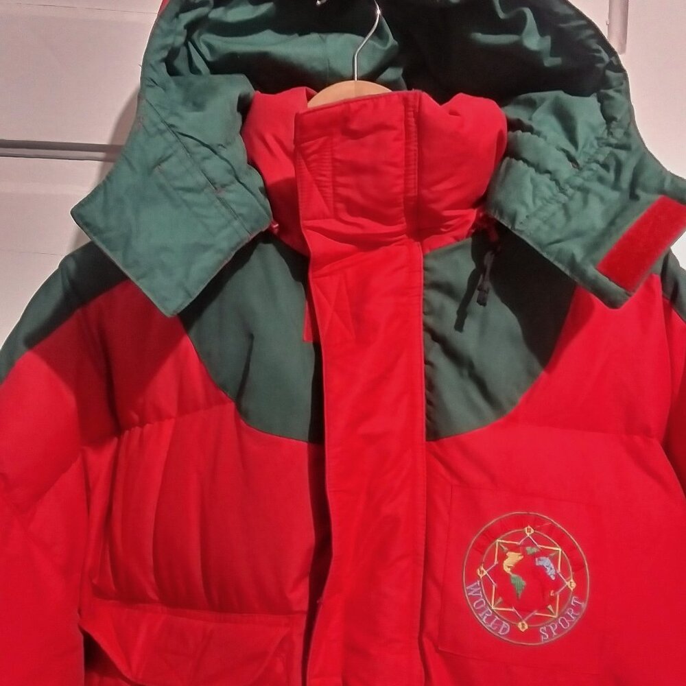 Brambilla of France Duck Down Hooded Puffer Jacket Ski Cold Weather Size XL